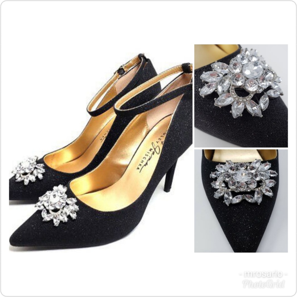 BADGLEY MISCHKA Mack and James Glitter heels